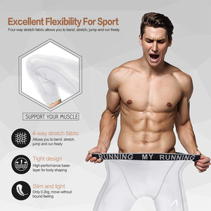 Venta al por mayor de mallas de compresión personalizadas para hombres, mallas para correr, mallas, pantalones cortos para hombres, Entrenamiento Atlético - Product Image 5
