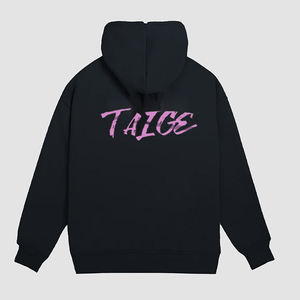 Sudadera con capucha de hombre con cremallera completa de algodón de estilo callejero de moda retro personalizada de alta calidad - Product Image 2