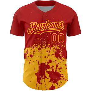 Maillots de baseball personnalisés, impression de design personnalisé, maillot de baseball, vêtements de sport, uniforme de baseball sublimé pour unisexe - Product Image 2