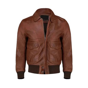 Veste en cuir pour homme style motard wax uni vintage hiver Offre Spéciale d'échauffement adulte 2026 - Product Image 6