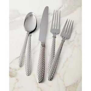 Stainless Steel Portugal Flatware <b>Gold</b> Plated Cutlery With Designer Thick Round Handle Reusable Spoon and Fork Set - Product Image 5