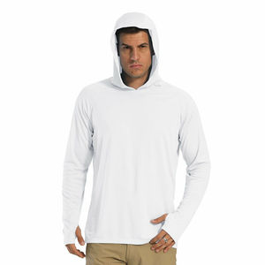 OEM ODM LOW MOQ Fishing Hoodie100% Polyester Kids Fishing <b>Hoodie</b> Upf 50 Hooded Fishing Shirt with Pockets - Product Image 1