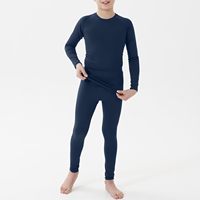 Collants de Compression de Fitness à manches longues pour jeunes costumes ensemble d'entraînement de gymnastique active 2 pièces chemise de Compression de Yoga de marque privée