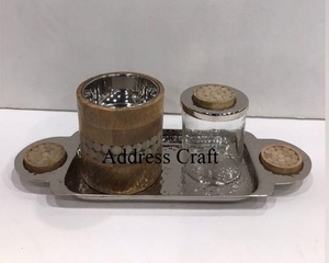 Tazón de Metal para servir Chocolate, mesa de comedor moderna de estilo Gulf para eventos de boda, fiestas, dulces y Chocolate - Product Image 6