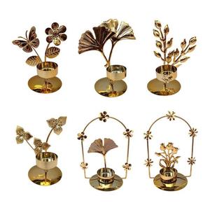 Juego de 2 candelabros dorados simples con diseño y calidad Extra premium a un costo muy asequible - Product Image 5