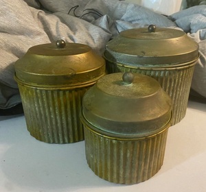 Nouvellement Arrivée Galvanisé Canister Fresh Quality Handmade Design Pour L'hôtel Et La Maison Utilise Conteneur De Stockage Quantité En Vrac - Product Image 4