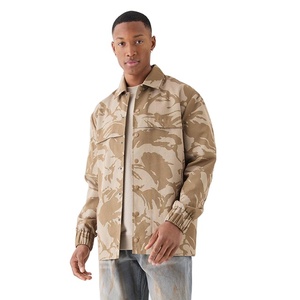 Coated Woven Stand Collar Front Logo Men's Winter Windproof Hooded Varsity Casual <b>Jacket</b> Breathable Polyester - Product Image 4