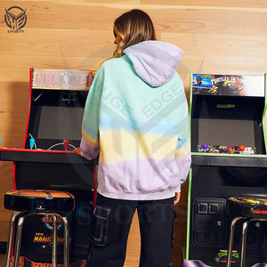 Custom Logo Pullover <b>Tie</b> <b>Dye</b> <b>Hoodie</b> for Women 2025 New Design Customized Spring Autumn <b>Tie</b> Dyeing 100% Cotton Hooded Collar - Product Image 3