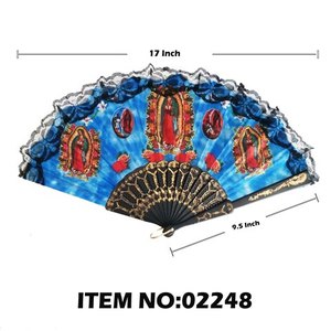 Juego de 240 Abanicos de Mano de Guadalupe, Regalo Cultural y Turístico, 20DZ/CS Modelo 2248 - Product Image 1