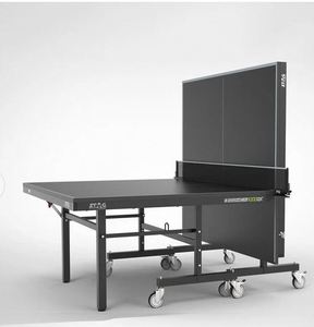 Table de tennis de table Stag Iconic 1000 DX, taille standard professionnelle, noire, raquette de tennis de table durable avec poignée antidérapante - Product Image 1