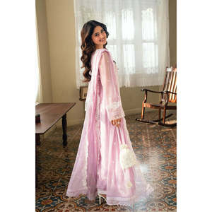 Conjunto de Traje Bordado de Lujo para Mujer Azure Ensembles TC-1643 Wisteria - Product Image 4
