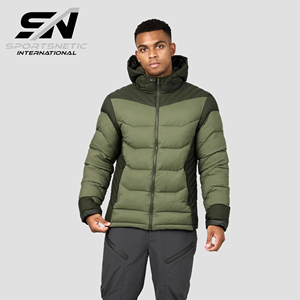 Nouveau manteau long matelassé, chaud, à capuche, streetwear, vêtements d'extérieur, vente en gros, OEM personnalisé, vêtements d'hiver pour hommes - Product Image 1
