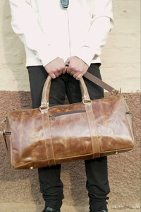 Offre Spéciale Crunch sacs à bagages en cuir multi-usages sac fait main sac de voyage unisexe grande taille multi-usages cheveux sur cacher fourrure sac à main - Product Image 4