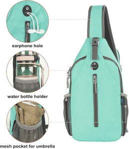 Wholesale Custom Crossbody <b>Sling</b> Shoulder Bags Unisex Casual Fashion Genuine Oxford Messenger Bag Nylon Waterproof OEM Service - Product Image 2