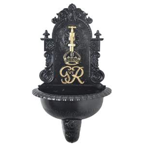 งานฝีมือตกแต่งบ้านในฟาร์มน้ำพุผนังโลหะอ่างล้างหน้ารอยัล GR ผนังน้ำพุเครื่องประดับสวนสำหรับตกแต่ง - Product Image 5