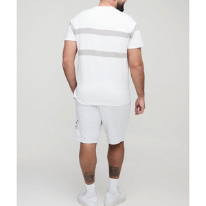 Men's Casual <b>Cargo</b> <b>Shorts</b> <b>Elastic</b> <b>Waist</b> Relaxed Fit Multi-Pocket Solid Color Custom Wholesale Plain Dyed Multi-Pocket <b>Shorts</b> - Product Image 2