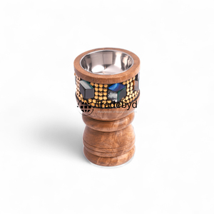 Quemador de Mubkhar de Madera Hecho a Mano Estético - Pieza Intemporal de Primera Calidad para Decoración del Hogar de Lujo, Regalos Tradebyd - Product Image 1