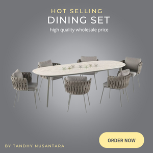 Ensemble table à manger et chaises de style européen moderne Mobilier de restaurant Ensemble de salle à manger de haute qualité - Product Image 4