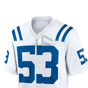 Maillot de rugby imprimé et cousu avec nom et numéro d'équipe, maillot de football américain personnalisé, cadeau pour hommes, femmes, jeunes, enfants, fans de sport - Product Image 4