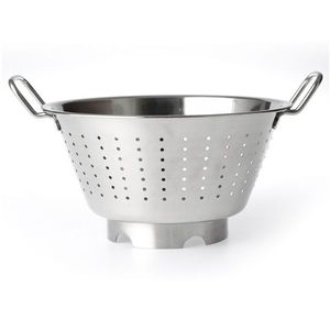 Colador de Acero Inoxidable con Diseño Ergonómico, Malla Fina, Fácil de Lavar, para Verduras, Frutas, Pasta, Comodidad en la Cocina - Product Image 3