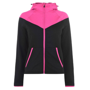 Las mujeres más vendidas 100% algodón doble Panel cremallera sudaderas con capucha de secado rápido ligero Streetwear estilo manga larga sudaderas con capucha de las mujeres - Product Image 1