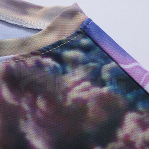 T-Shirt Homme High Street Style Sublimé à Manches Courtes Logo Personnalisé Motif Solide-Vente de Gros - Product Image 3