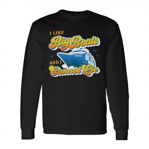 T-shirt à manches longues Cruise Tank Top I Like Big Boats and I Cannot Lie - Idée cadeau promotionnelle - Product Image 2
