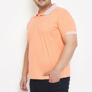 Nuevo Polo de manga corta de Color sólido para hombre, ropa de calle de algodón transpirable y cómoda, ropa de impresión personalizada, Top OEM - Product Image 4