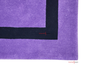 Tapis Bhadohi de qualité supérieure, très vendus, tissés à la main, en laine, moquette à poils longs, antidérapant, en soie de bambou, haut de gamme, en solde - Product Image 4