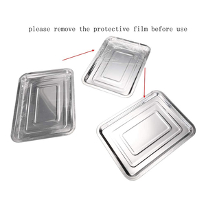 Plateau chirurgical en acier inoxydable 304 pour instruments dentaires vétérinaires et piercings corporels, plateaux à fond plat pour fournitures de laboratoire - Product Image 2