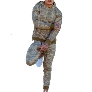 Venta al por mayor personalizado de los hombres de moda Casual chándal de más alta calidad con cuello con capucha patrón sólido para el 2017 - Product Image 6