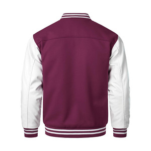 Mens Varsity Baseball Jacket University Team Uniform Lightweight WoolLeather Jacket <b>Button</b> Pocket CollegeBaseballjacket for men - Product Image 6