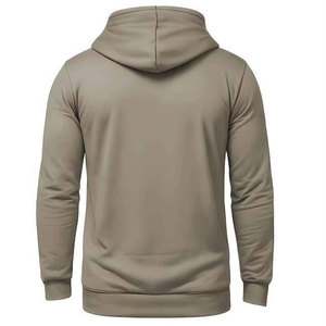 Pulls à capuche et sweat-shirts en molleton uni 100% coton de style streetwear les plus vendus avec un tissu épais Pull à capuche pour homme - Product Image 2