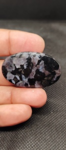 Udgems อัญมณีทำด้วยมือธรรมชาติ gabru Jasper Cabochon อัญมณีหลวมขนาดผสมสีขาวและสีดำสำหรับการทำเครื่องประดับขายส่ง - Product Image 5