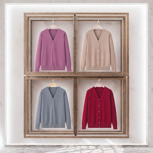 Custom Logo Women Sweater Jacquard Design Pattern Knitwear Winter Long Sleeve <b>Jumper</b> Ladies Coat Women Cardigan Knitted Sweater - Product Image 3