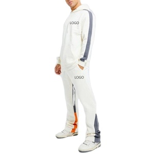 Pantalon de survêtement à capuche évasé en coton de haute qualité XXL personnalisé pour logo imprimé bouffant patch de broderie en détresse été Plus Plus Siz - Product Image 1