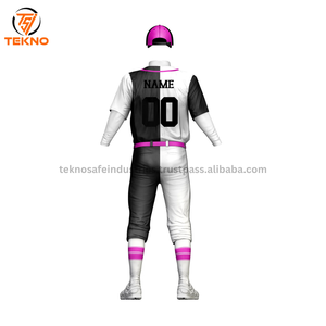 Servicio OEM Ropa deportiva Diseño personalizado Tamaño Uniforme de béisbol Nuevo modelo Precio de fábrica Poliéster Uniforme de béisbol con logotipo personalizado - Product Image 6