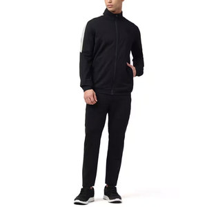 100% matériau respirant fait fermeture éclair hommes survêtements/vêtements d'entraînement de gymnastique robustes hommes survêtements à vendre - Product Image 3