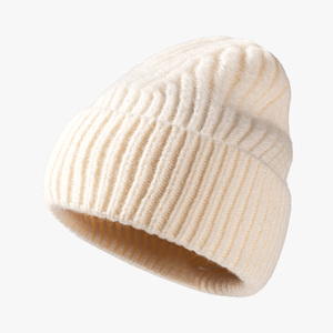 Fabricantes de tallas de pulso Gorros de lujo Jacquard Cachemira Venta al por mayor Hombres Mujeres Camo Bunny Otoño Invierno Gorro de punto Sombreros - Product Image 3