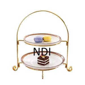 Vajilla decoración pastel servir Metal pastel soporte taza pastel postre servidor boda y cumpleaños fiestas uso - Product Image 1