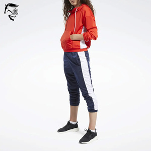 Survêtement deux pièces 100% coton personnalisé grande taille pour femmes sérigraphie logo d'automne survêtements ajustés pour l'hiver - Product Image 2
