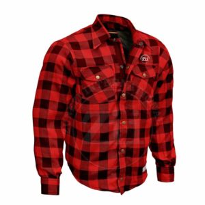 Chemises en flanelle de sport coupe-vent à manches longues pour hommes en coton de haute qualité personnalisées en usine pour la course à moto OEM personnalisé - Product Image 2