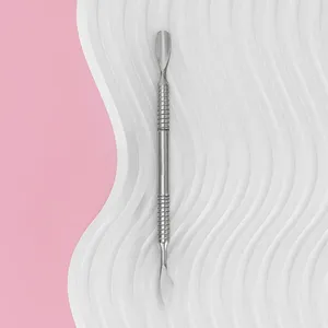 Empujadores de uñas profesionales, pinzas para cutículas de alta calidad, empujadores de cutículas de borde afilado con lima de uñas - Product Image 6