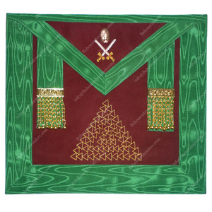 TABLIER DE RITE ÉCOSSAIS MAÇONNIQUE REGALIA 15E DEGRÉ - Product Image 1