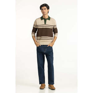 Suéter de Moda Masculina para Primavera, Sudadera con Capucha Transpirable de Punto Personalizado, con Botones, Logotipo y Estampado, Corte Regular MN-SWT-WS25-300 - Product Image 6