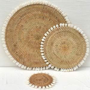Best New Collection Rattan Fruit <b>Candle</b> Trays Serving Storage Trays Wholesale Good Price for Restaurant Decor - Product Image 2