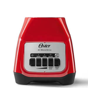 Batidora Oster Modelo Kaliman 2V, 2V. V/Llaves de plástico rojo para triturar hielo Calentamiento de vidrio EE. UU. Para uso doméstico Cocina - Product Image 2