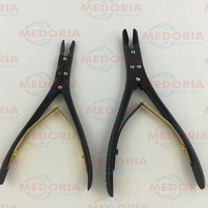 Medoria de calidad superior Manual internacional Ruskin Bone Rongeur 7 ''CVD Juego de instrumentos ortopédicos Clase II Negro 2 piezas - Product Image 1
