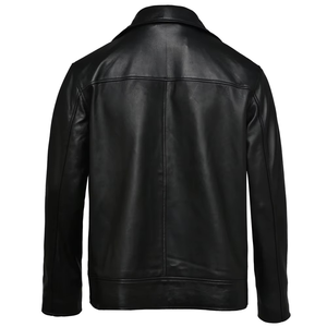 Chaqueta de Cuero para Hombre, Estilo Moderno, Cuello Alto, Impermeable, Resistente al Viento, Transpirable, Venta al Por Mayor, Informal de Invierno - Product Image 3