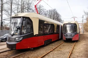 Modèle de tramway moderne haute capacité série T856 avec système de contrôle à transistors et conception confortable pour les passagers - Product Image 2